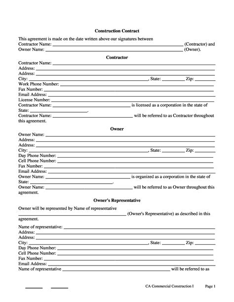 masonry contract template tutoreorg master  documents