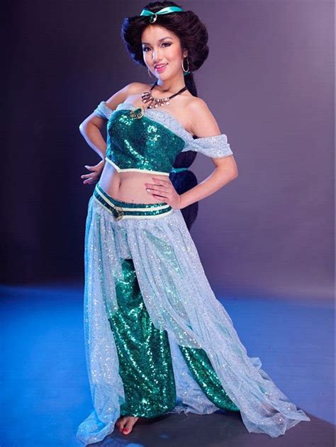 Hot Sale New Arrival Aladdin Jasmine Princess Cosplay Costume For