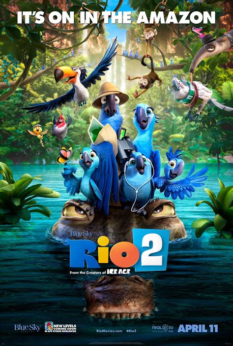 animated film rio  poster