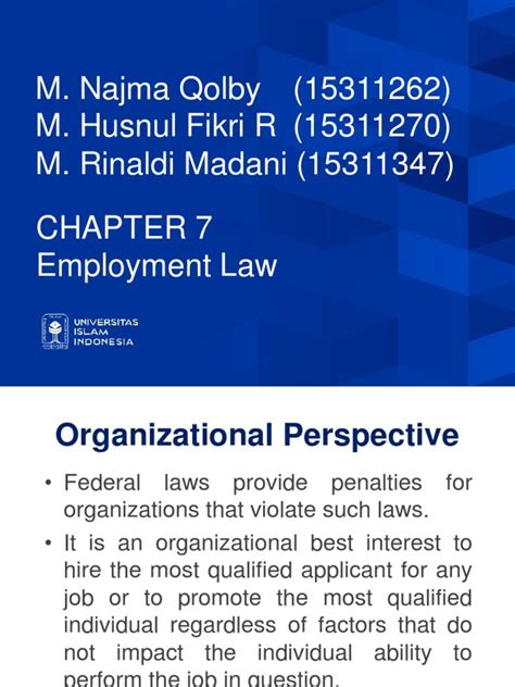 chapter 7 shrm ppt civil rights act of 1964 sexual