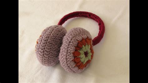 crochet easy puff stitch earmuffs ear warmers youtube