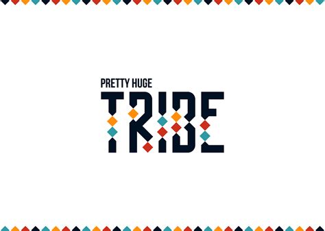 pretty huge tribe logo design  behance