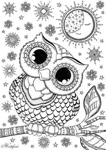 pin  crystal bauer  adult coloring pages owl coloring pages bird