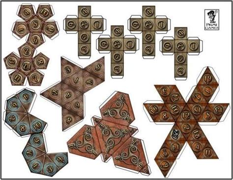 papercraft dice  paper crafts