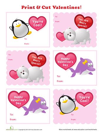 printable valentines worksheet educationcom fun valentine card