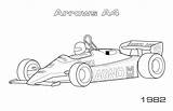 F1 Coloring Pages Car Cars Classic sketch template