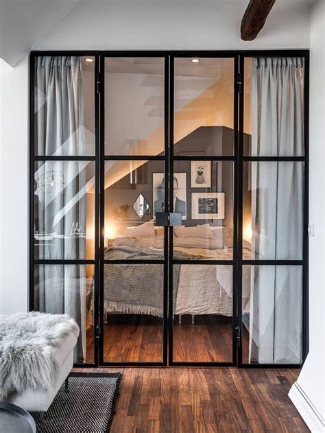 glass doors  modern style inspirations futurist architecture apartment interior