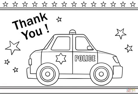 police coloring page  printable coloring pages