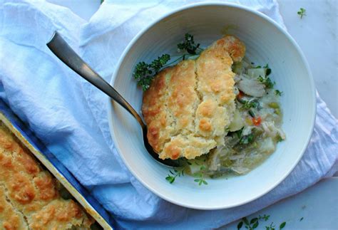 biscuit topped chicken pot pie for the love of gourmet