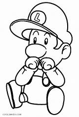 Luigi Coloring Mario Baby Pages Drawing Princess Mansion Printable Cool2bkids Super Outline Daisy Print Kids Frog Bros Peach Paper Colouring sketch template