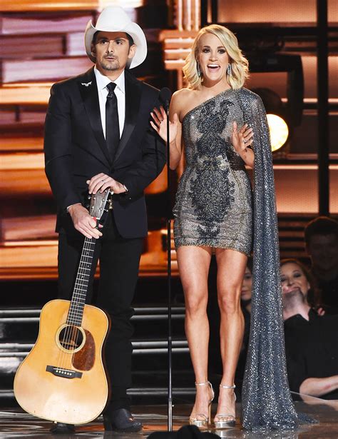carrie underwood brad paisley spoof election at cma awards 2016