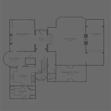 floor plan square rendering space