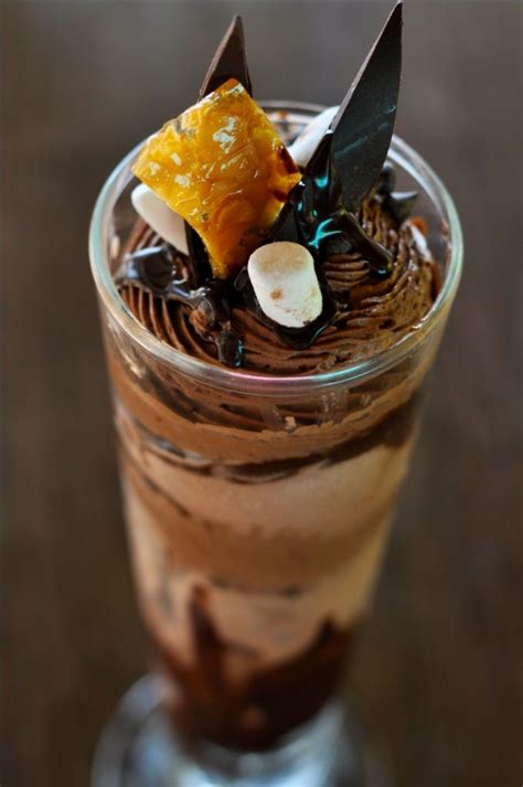 delicious triple chocolate sundae for the summer at cafe