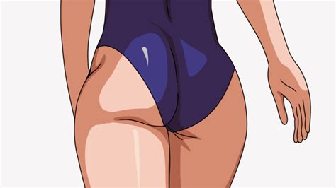 rule 34 animated ass dr korr female one piece swimsuit simple