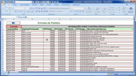 Planilhas De Controle De Gastos De Obra Versão 1 5