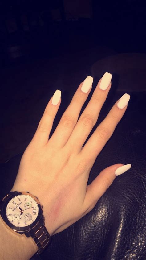 the 25 best white acrylic nails ideas on pinterest acrylics white acrylics and short nails