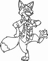 Zootopia Coloring Nick Pages Wilde Sheet Judy Hopps Cartoon Wecoloringpage Color Fox Colouring Printable Kids Books Coloringpagesonly sketch template