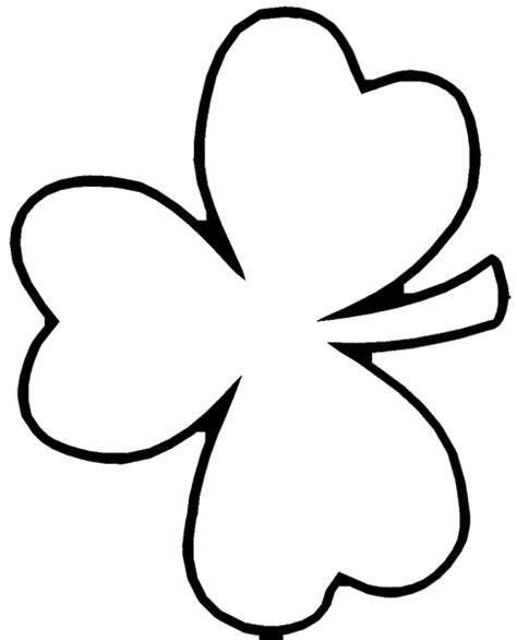 shamrock coloring pages coloring kids