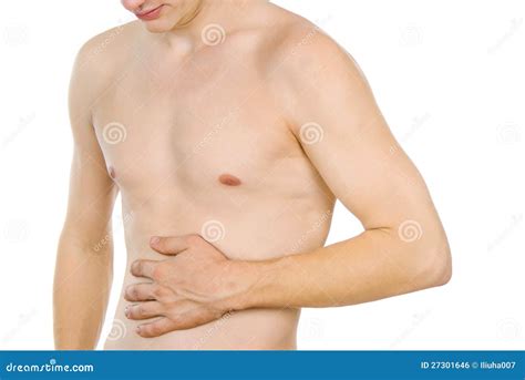 male torso pain   abdomen stock photo image  inflammation
