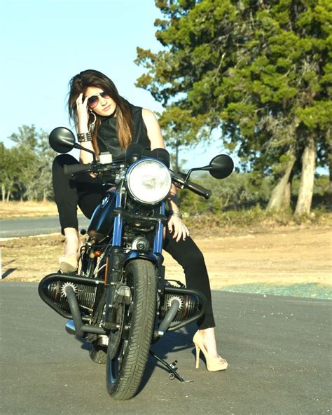 bmw motorcycle girl biker girl cafe racer girl