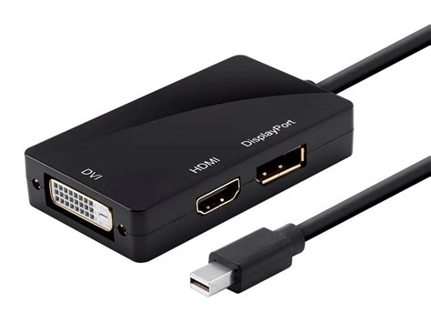 monoprice mini displayport   hdmi dvi  displayport adapter black monopricecom