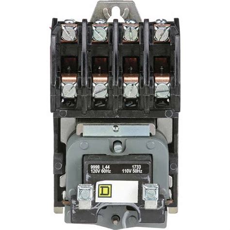 square   enclosure  pole electrically held lighting contactor   tungsten