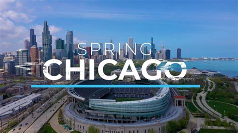 chicago spring  drone footage youtube