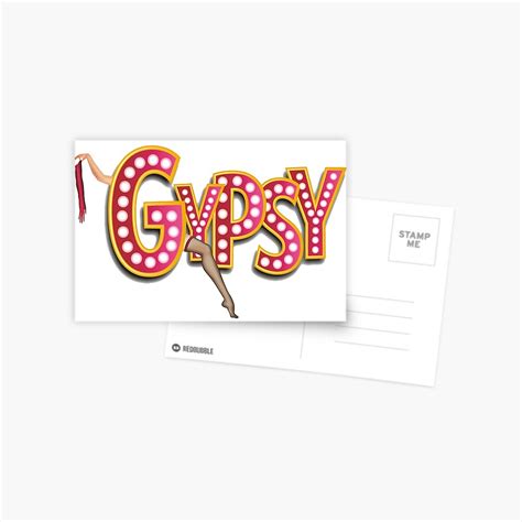 Gipsy Logo Postcard By Leyzel Redbubble