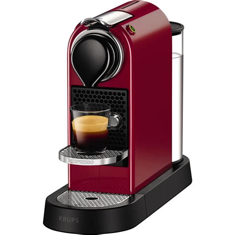 nespresso  krups xn pod coffee machine  watt cherry red   ebay