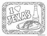 Coloring Texas Pages sketch template
