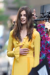 Taylor Marie Hill In Yellow Dress On Photoshoot 11 Gotceleb