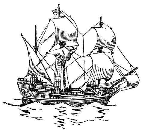 mayflower thanksgiving coloring pages