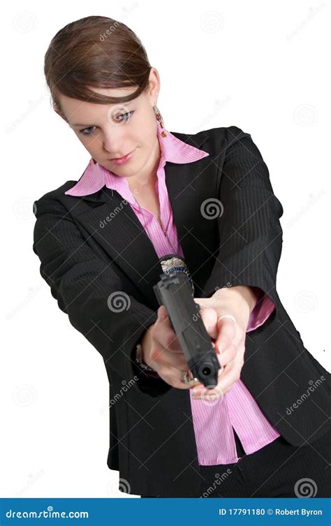 female detective stock photo image