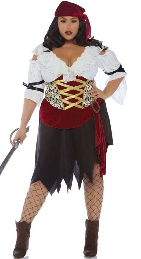 Women S Pirate Wench Plus Size Costume Sexy Plus Size Pirate Costume