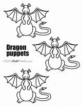 Puppet Dragon Paper Template Puppets Coloring Pages Printable Show Chow Snack Kids Marvellous Cute Print Getcolorings Select Right Click Save sketch template