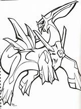 Pokemon Coloring Pages Legendary Dialga Para Colorear Rare Arceus Drawing Rayquaza Legendaries Color Dibujos Sketch Printable Imprimir Deviantart Colouring Drawings sketch template