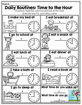 Daily Time Routines Activities Routine Activity Hour Worksheet Worksheets Students Grade Telling Learning Great Kids Predictability Tell Identify English School sketch template
