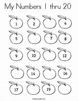 Counting Thru Apples Twistynoodle Twisty sketch template