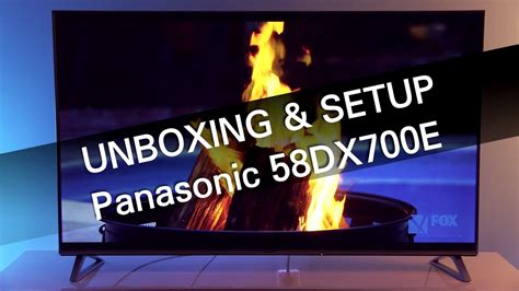 unboxing panasonic dxe dx ultra hd lcd tv youtube