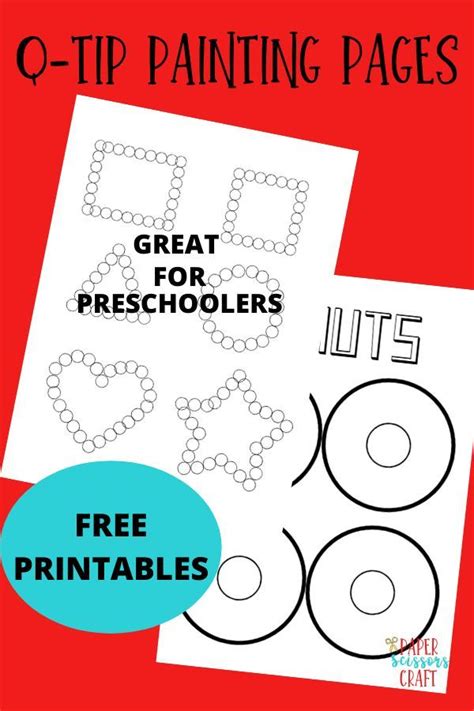 tip painting  learning activity  toddlers   printables