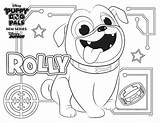 Puppy Pals Coloring Dog Pages Rolly Color Printable Kids Collar Print Pollution Sheets Scribblefun Disney Invention Drawing Getcolorings Water Size sketch template