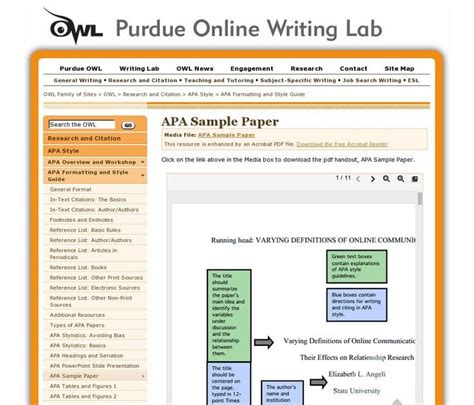 expository essay purdue owl  edition  sample paper