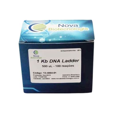 Marcador De Peso Molecular De 1kb Dna Ladder Nova Biotecnologia Sp