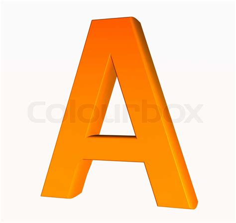 orange alfabet stock foto colourbox