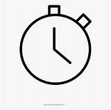Coloring Stopwatch Clock Wall Clipartkey sketch template