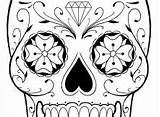 Tete Mort Espagnol Dessin Impressionnant Skull sketch template