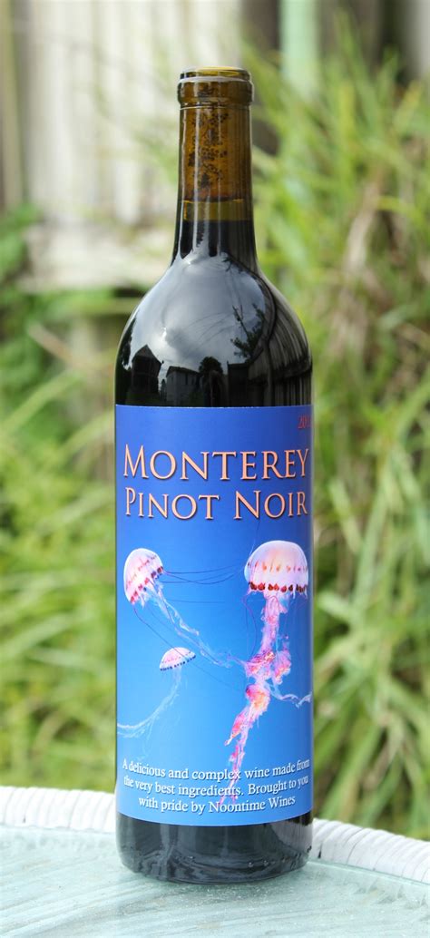 custom wine label   week monterey merlot noontime labels blognoontime labels blog