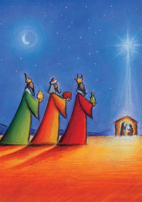 wise men personalised charity christmas cards