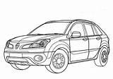 Renault Koleos Coloring Pages Printable Satis Vel Categories Cars sketch template