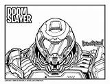 Doom Slayer Doomslayer Drawittoo sketch template